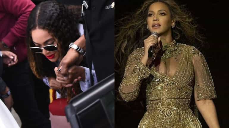 Beyonce shimmers in gold as she performs at Isha Ambani's pre-wedding festivities