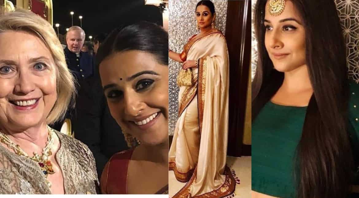 Vidya Balan and Hillary Clinton