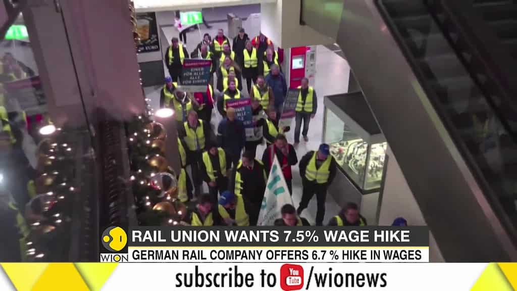 German railway workers go on strike