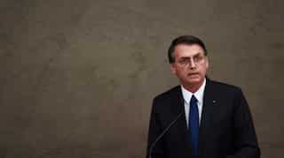 Brazil's Bolsonaro arrives in Israel for pre-vote visit
