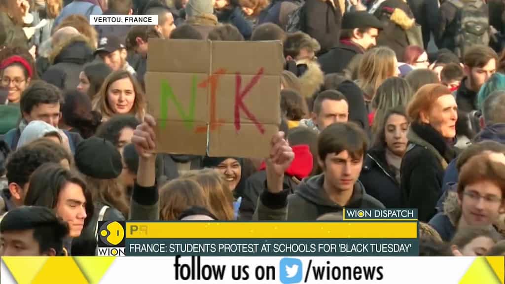 WION Disptach: Students protest in Paris against Macron's education reforms