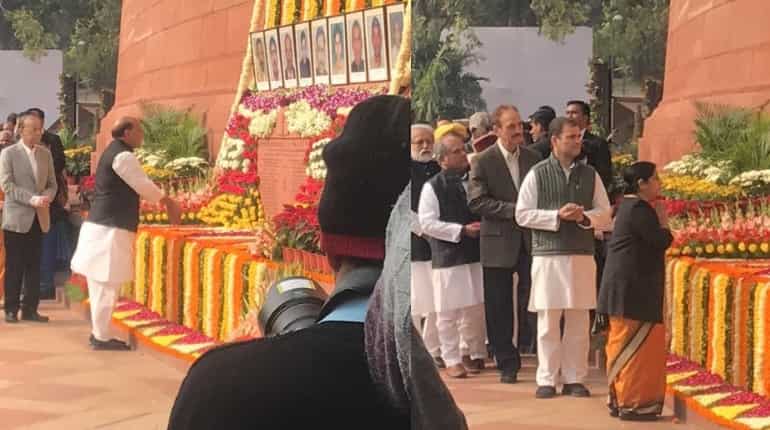 2001 Parliament attack: PM Modi, other leaders pay floral tribute to martyrs 2001 Parliament attack: PM Modi, other leaders pay floral tribute to martyrs