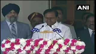 K Chandrasekhar Rao sworn in as Telangana chief minister
