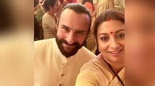 Smriti Irani recalls getting advice from Saif Ali Khan 23 years ago when she had just moved to Mumbai