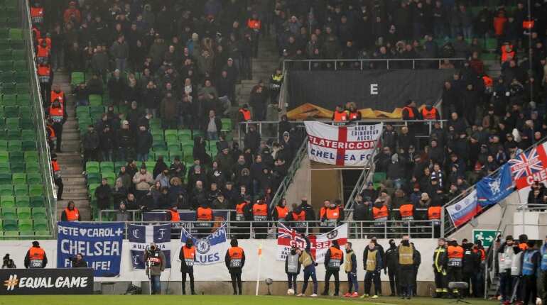Europa League: Chelsea condemn alleged anti-Semitic chanting against Vidi
