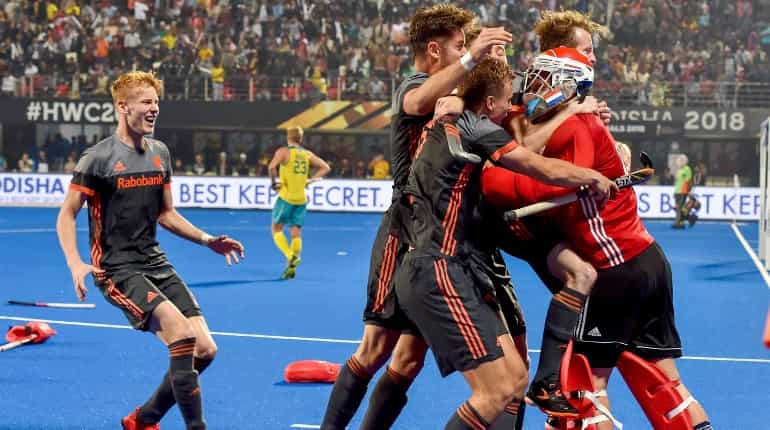 Netherlands beat Australia in thrilling shootout to enter second straight hockey WC final Netherlands beat Australia in thrilling shootout to enter second straight hockey WC final