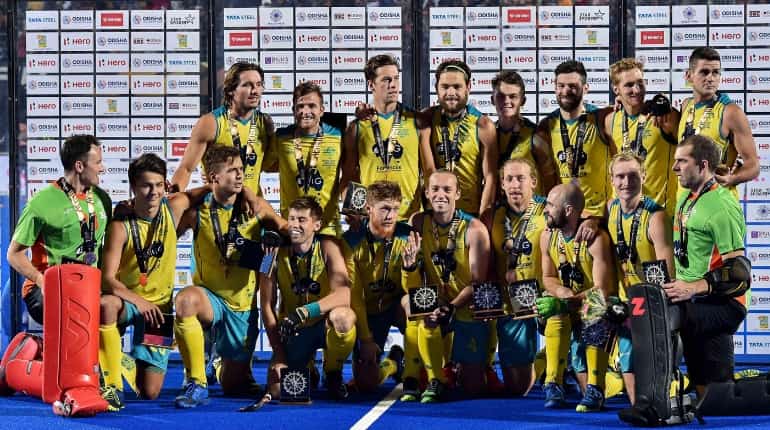 Australia thrash England 8-1 to clinch bronze medal in hockey WC Australia thrash England 8-1 to clinch bronze medal in hockey WC