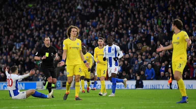 Chelsea hold on against Brighton to consolidate top four spot