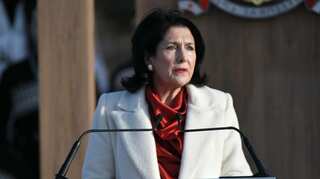 Georgia's first female president sworn in
