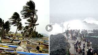 Heavy rains lash Andhra Pradesh's coastal area as Cyclone Phethai makes landfall in East Godavari district