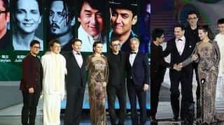 Aamir Khan shares stage with Jackie Chan, Johnny Depp at a film festival in China; see pics
