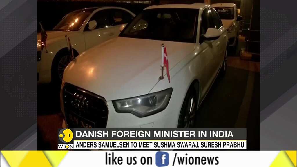 Denmark foreign minister Anders Samuelsen arrives in New Delhi