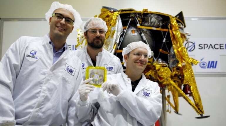 Israeli spacecraft gets special passenger before moon journey