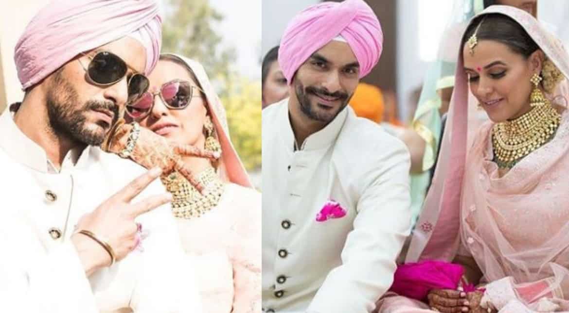 Neha Dhupia and Angad Bedi