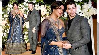 Watch: Priyanka Chopra and Nick Jonas look stunning together at Mumbai reception
