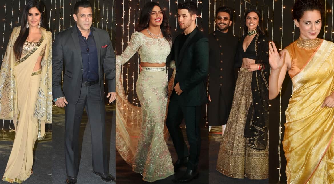 Priyanka Chopra-Nick Jonas reception was a full house with Salman, Deepika, Katrina, Kangana & others Priyanka Chopra-Nick Jonas reception was a full house with Salman, Deepika, Katrina, Kangana & others