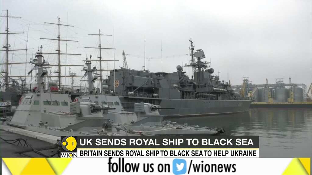 Britain sends royal ship to black sea to help Ukraine