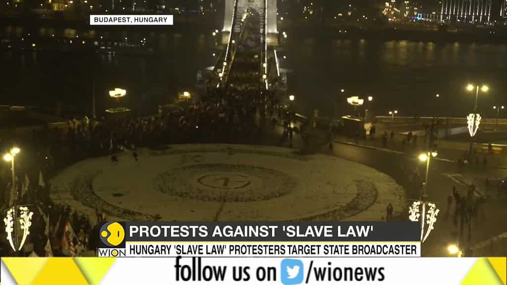 Thousands join rally to protest Hungary's labour reforms