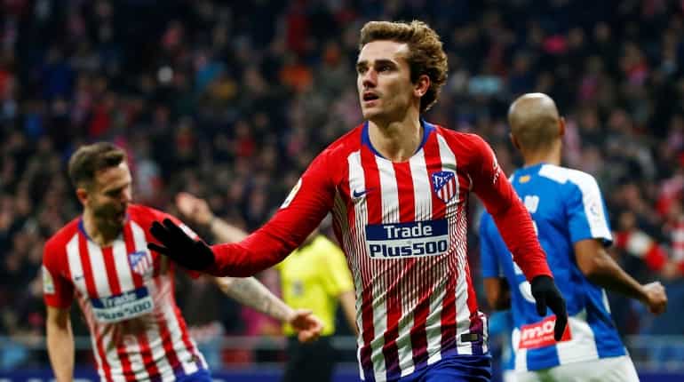 Antoine Griezmann penalty gives Atletico Madrid win in tight game with Espanyol