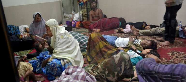 Thousands forced to evacuate, no count on missing