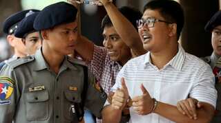 Myanmar court hears arguments of jailed Reuters reporters