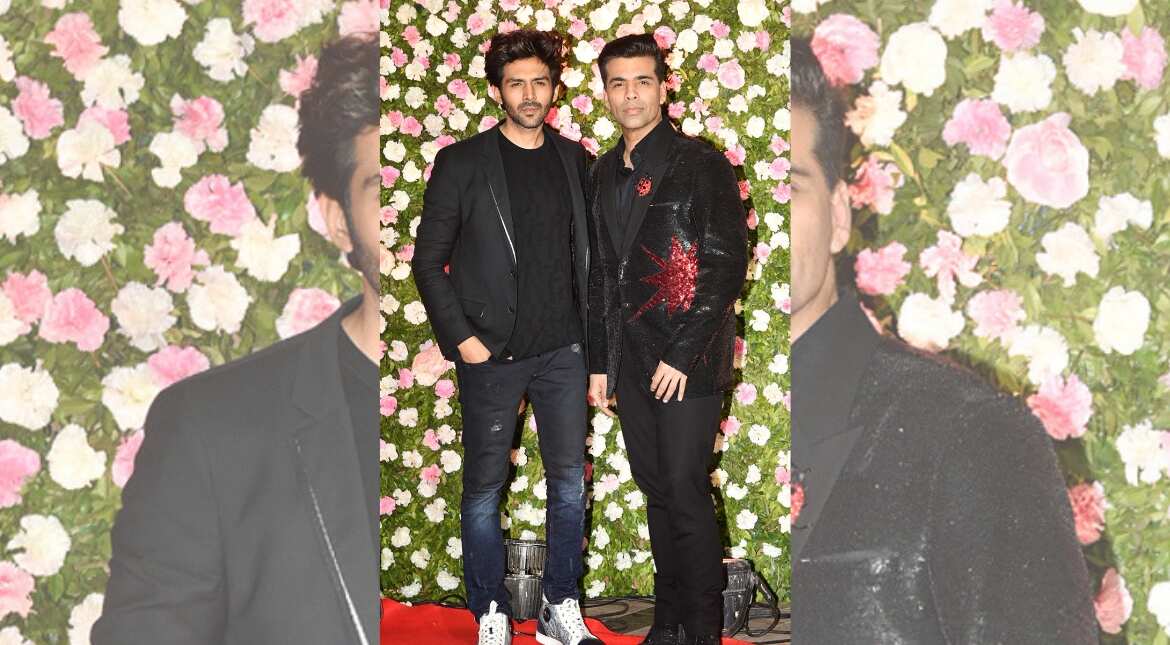 Karan Johar and Kartik Aaryan