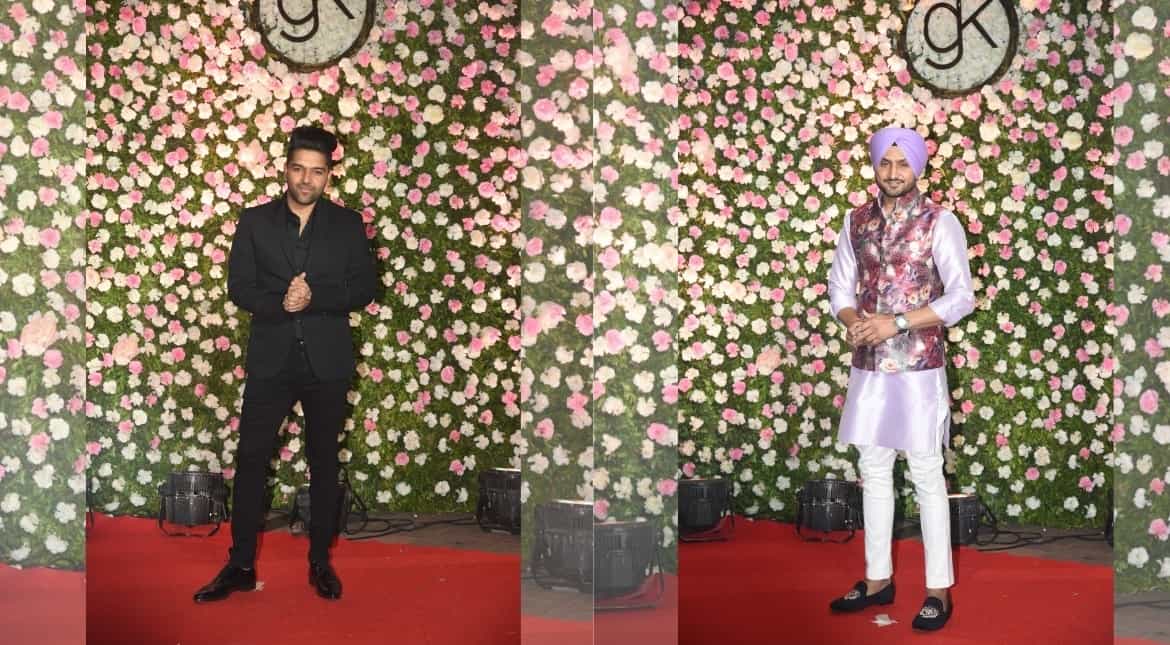 Guru Randhawa and Harbhajan Singh