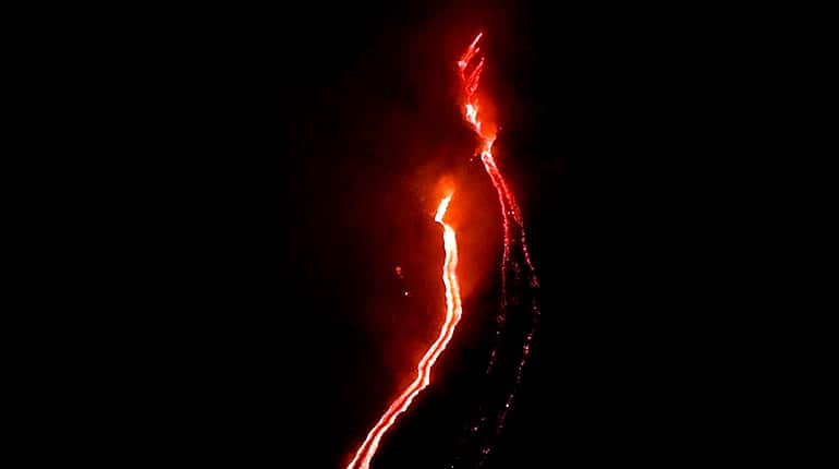 Watch: Italy's Mount Etna spews lava on Christmas day Watch: Italy's Mount Etna spews lava on Christmas day