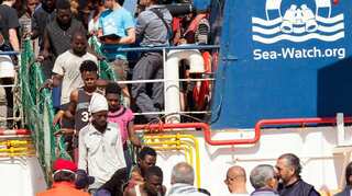 Italy refuses port to NGO vessel with 33 rescued migrants on board