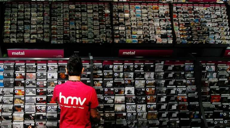 Britain's HMV faces the music as retailer calls in administrators