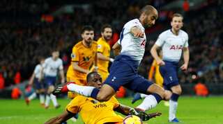 Wolves raid Wembley to hurt Spurs' title hopes