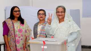 Bangladesh PM Hasina's party registers landslide victory in parliamentary polls