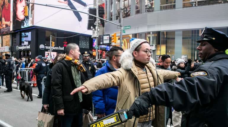 Sharp screening done by NYPD