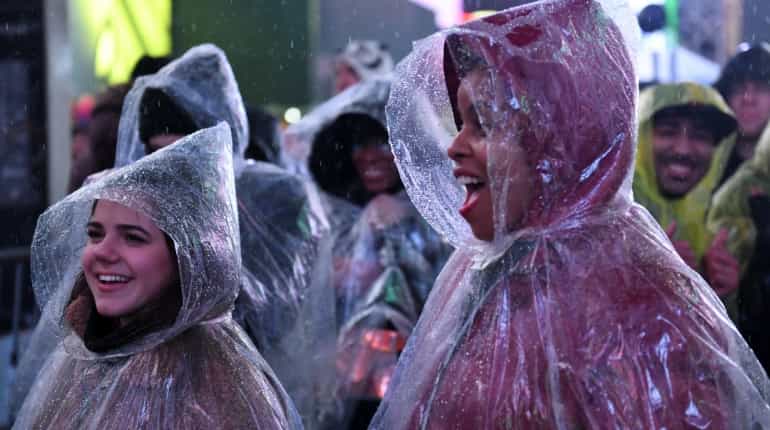 Plastic ponchos instead of umbrellas