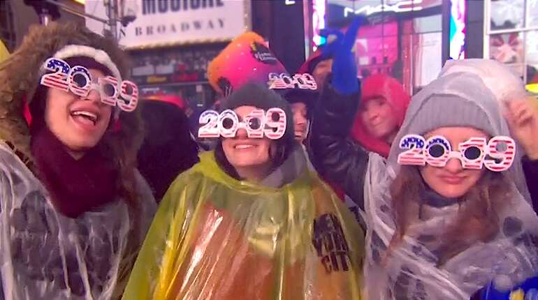 Watch: How cities around the world rang in the New Year