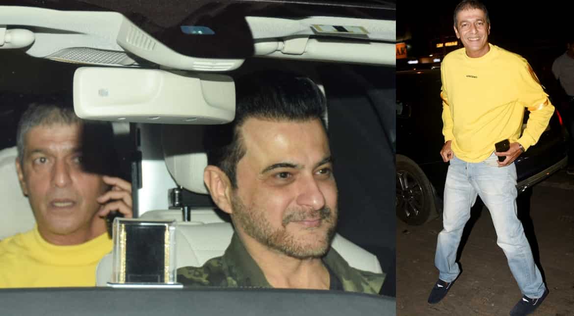 Chunkey Pandey and Sanjay Kapoor