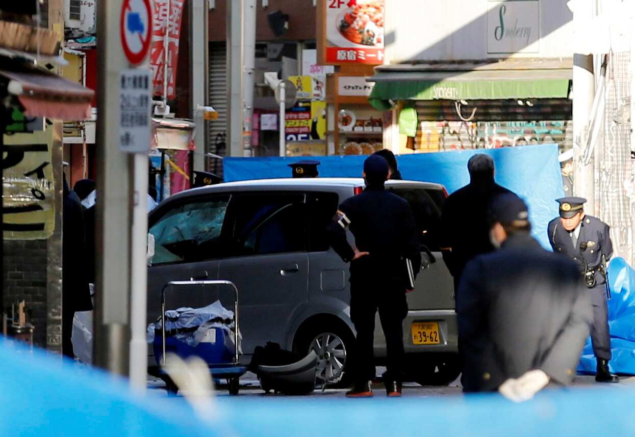 Vehicle ploughs into New Year's crowd in Tokyo, injures eight people