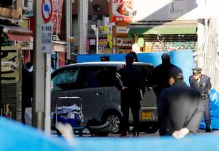 Vehicle ploughs into New Year's crowd in Tokyo, injures eight people