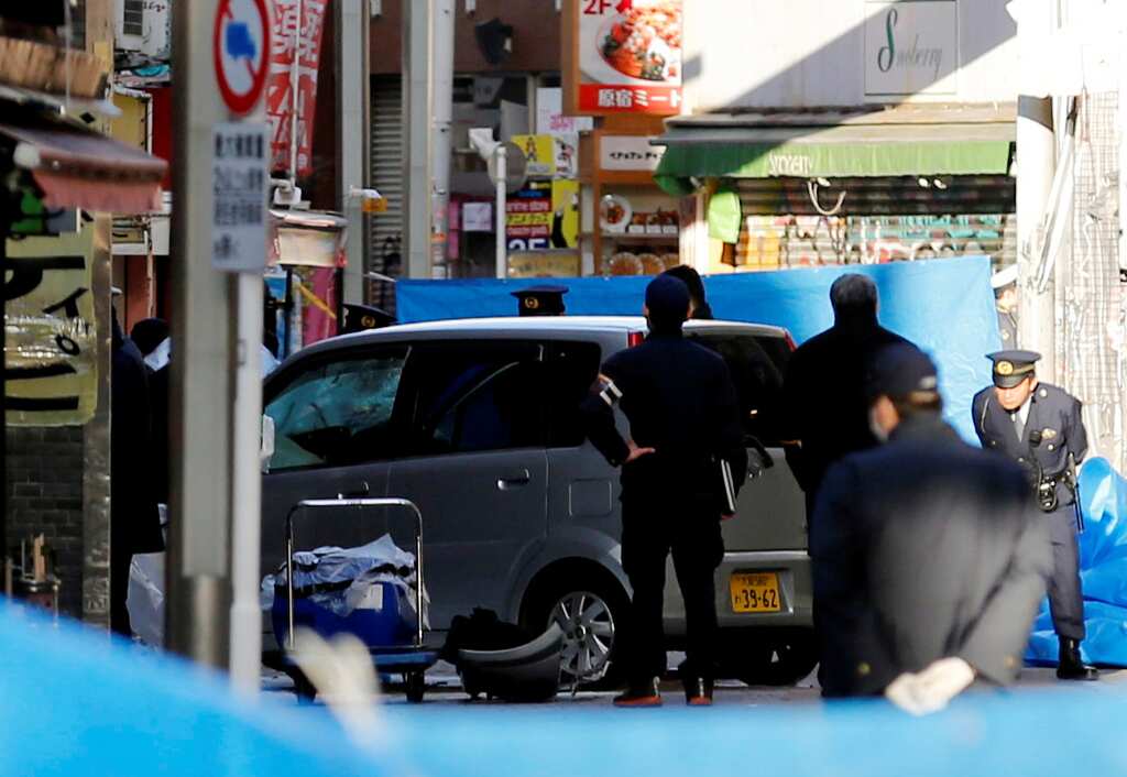 Vehicle ploughs into New Year's crowd in Tokyo, injures eight people