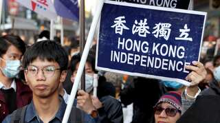 Thousands march in Hong Kong against China 'repression' after grim 2018