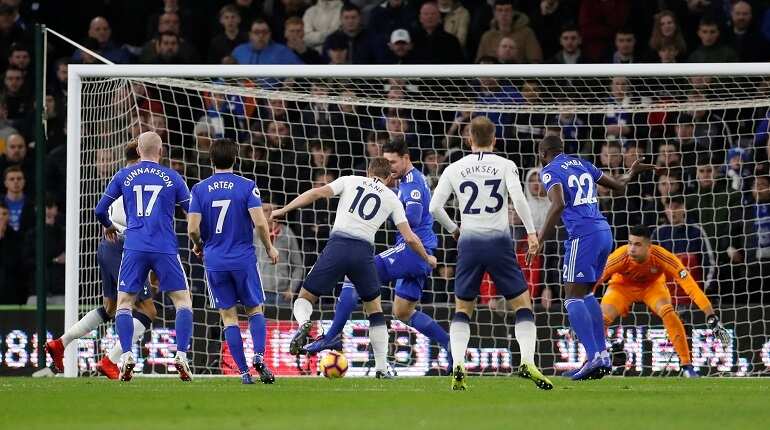 Spurs reclaim second place with 3-0 win over Cardiff
