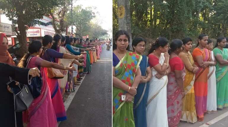 Delhi women protest for Kerala sisters