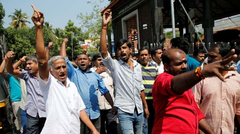 Kerala shutdown over entry of 2 women to Sabarimala temple, public transport hit Kerala shutdown over entry of 2 women to Sabarimala temple, public transport hit
