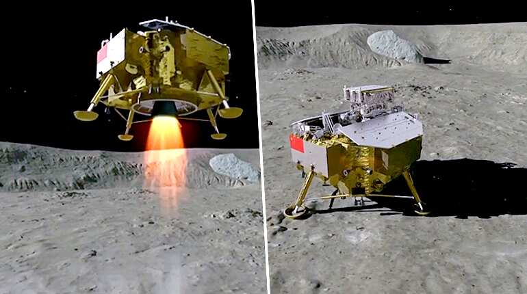 Chang’e-4 probe takes first photo of moon’s far side