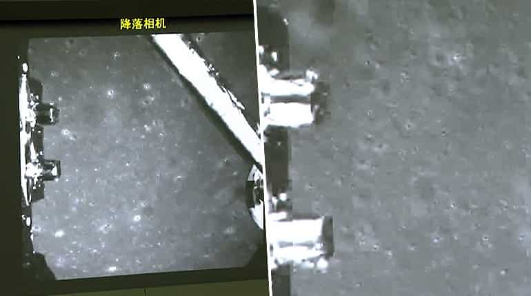 New images of Moon's far side captured by Chang'e-4 landing camera