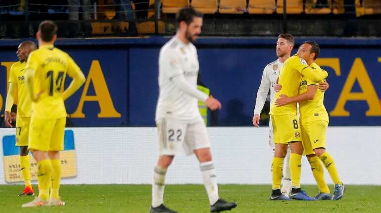 Real Madrid frustrated by Villarreal as Santi Cazorla strikes twice Real Madrid frustrated by Villarreal as Santi Cazorla strikes twice