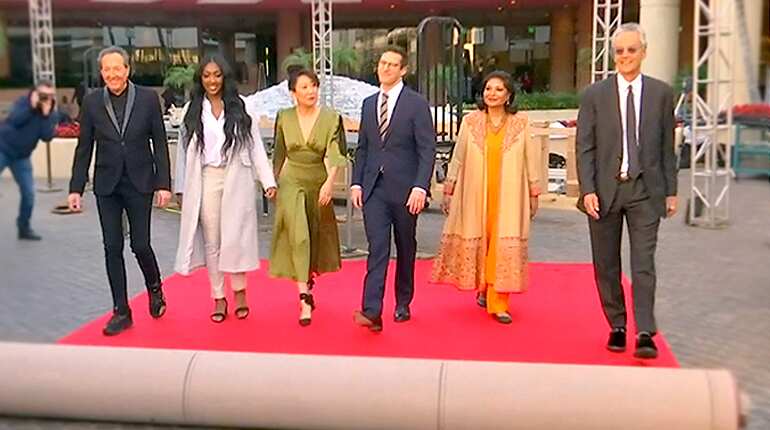 The red carpet rolls out for the Golden Globes