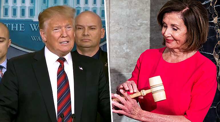 Trump hails Pelosi's election as House speaker, insists on border wall