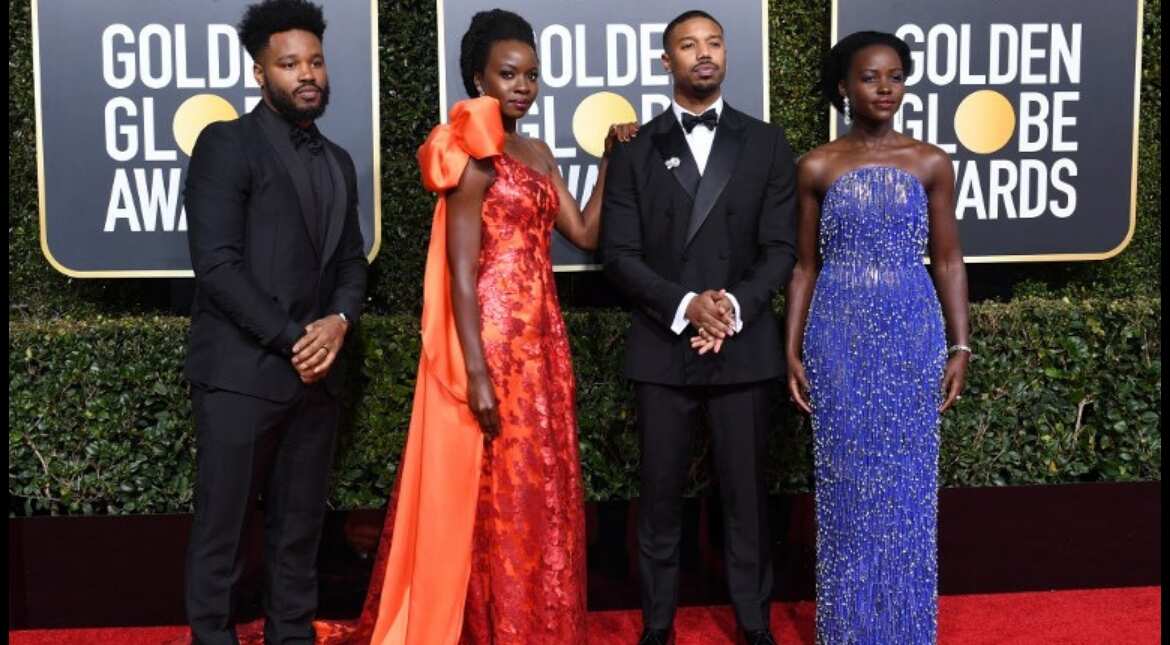 Lupita Nyong'o, Michael B. Jordan, Danai Gurira and Ryan Coogler