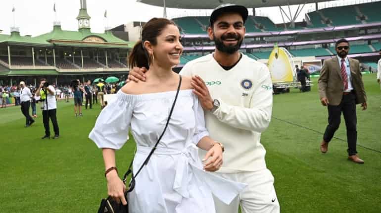 Captain Kohli with his wife and lady luck